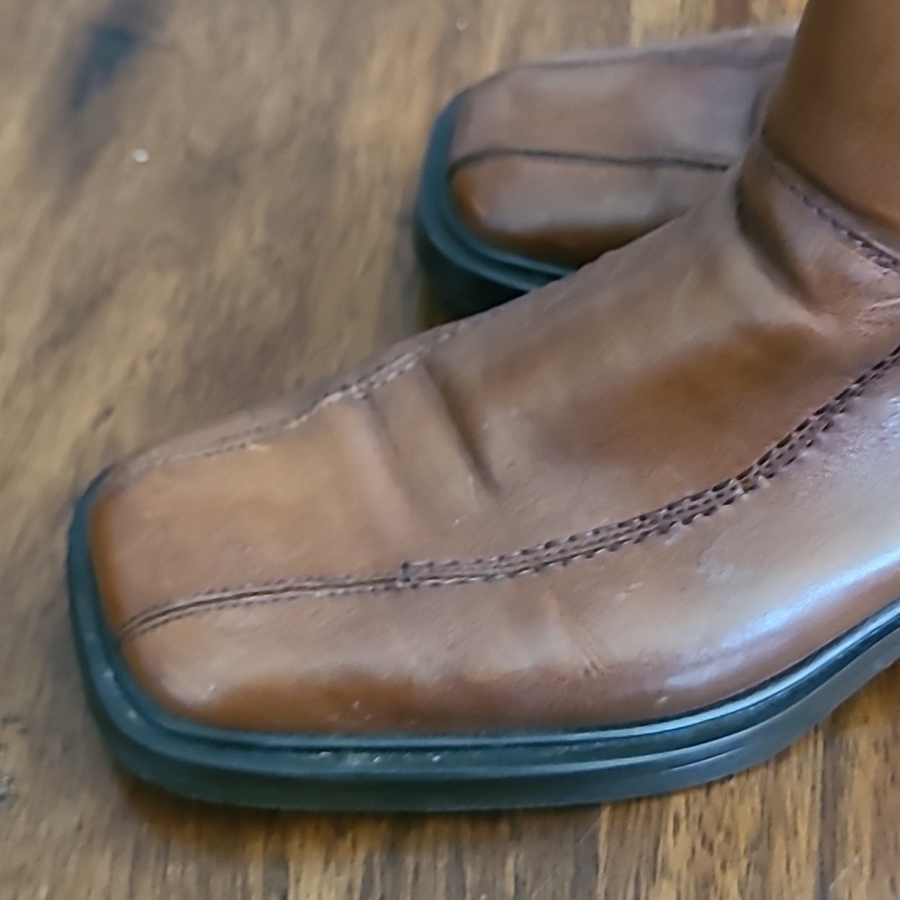 ALDO Business Casual Leather Men's Dress Shoes Mid-top Boots Brown 10.5M (42) - Picture 2 of 8